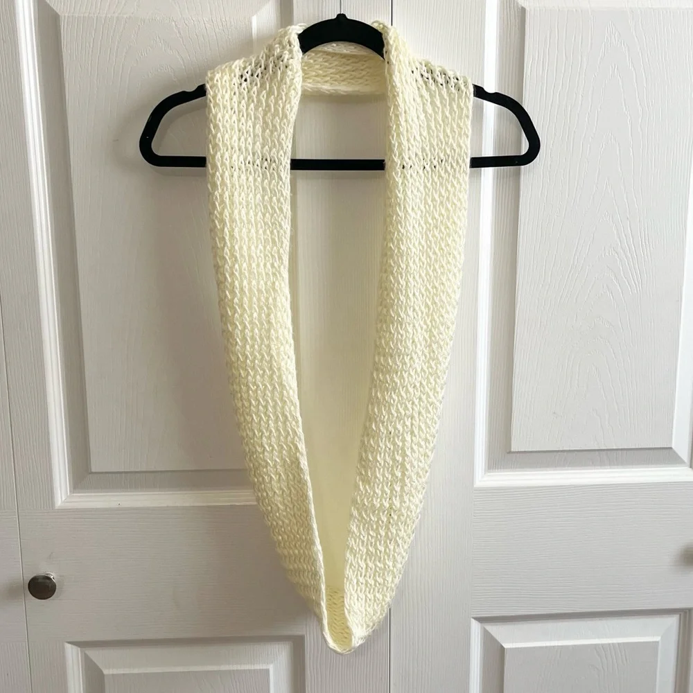 5 for $25! Cream Infinity Scarf